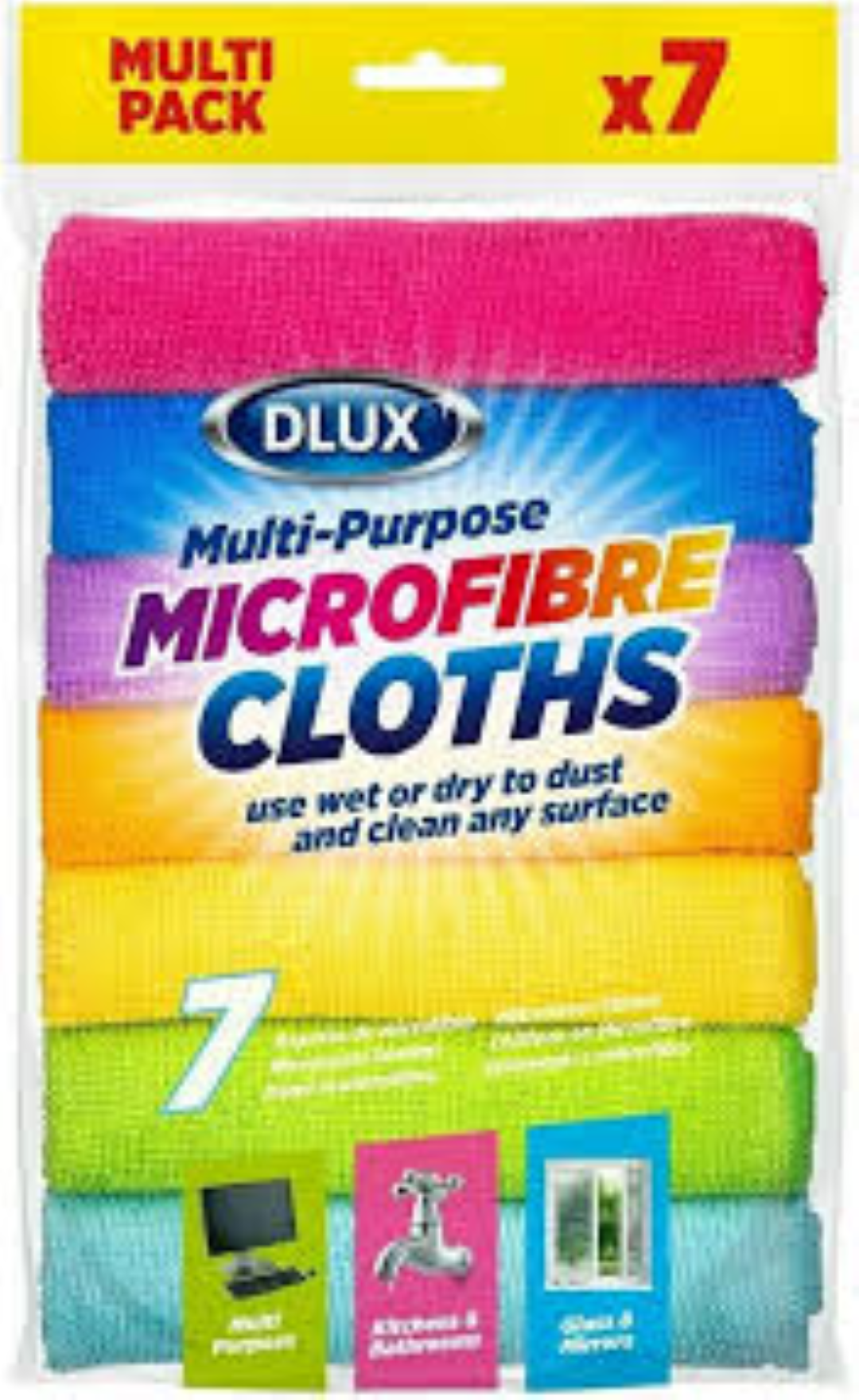 DLUX MULTI PURPOSE CLEANING CLOTH 40SHT